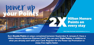 Maybe you would like to learn more about one of these? Hilton Power Up Bonus Promo Earn 2x Points Or 3x Points With Hilton Amex Credit Card Deals We Like