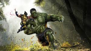 wolverine vs hulk marvel comics 4k