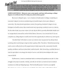 examples of career goals essays to describe why i chose nursing as     guarantee letter