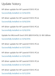 Download the latest version of the hp laserjet p2015 p2015dn driver for your computer's operating system. Windows 10 Daily Updates Hp Driver Update For Hp P2015 Pcl6 Microsoft Community