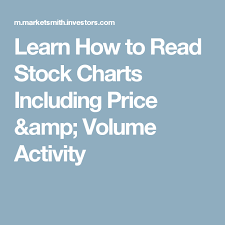 Learn How To Read Stock Charts Including Price Volume