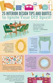 These powerful quotes about the art of design will get your creativity flowing. 25 Interior Design Tips And Quotes To Ignite Your Diy Spirit Venngage Infographic Examples