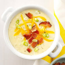baked potato cheddar soup recipe how