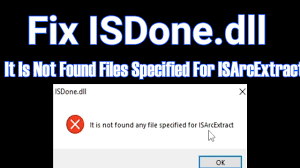 fix isdone dll it is not found files