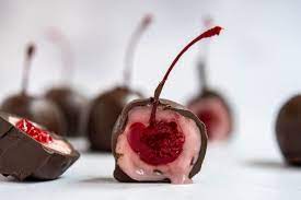 chocolate and fondant covered cherries