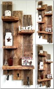Wood Pallet Shelf Idea Decoración De