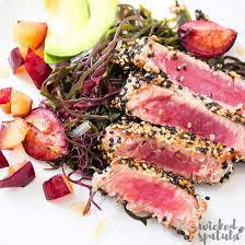 easy seared ahi tuna salad recipe