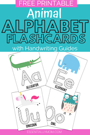 Never be caught without a couple to give out. Free Printable Animal Alphabet Flashcards Printable Abc Flash Cards
