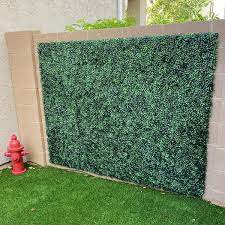 12 Pieces Artificial Grass Wall Panels 20 In X 20 In Boxwood Panels Topiary Boxwood Hedge Wall Backdrop Grass Wall