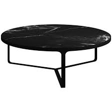 Tacchini Cage Round Low Table In Black