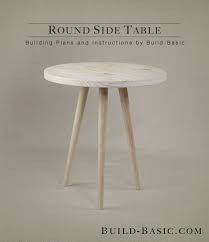 Build A Round Side Table Build Basic