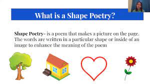 shape poetry you
