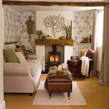 warmth to a traditional living room