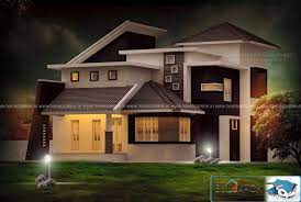 Contemporary House Plan Elevation In