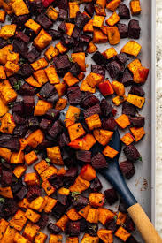 sweets beets roasted root vegetables
