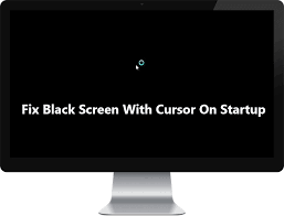fix black screen with cursor on startup
