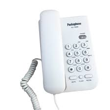 Wall Mounted Plastic Corded Telephone