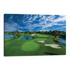 Doludo Golf Course Wall Art Canvas