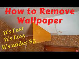 Removing Wallpaper With Water And