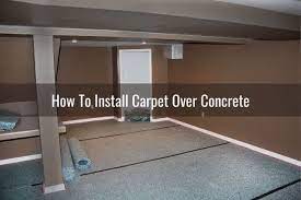Can You Put Carpet Over Concrete