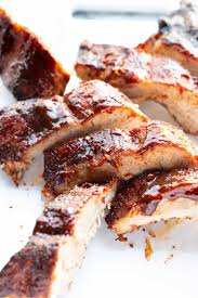 easy bbq air fryer ribs my forking life