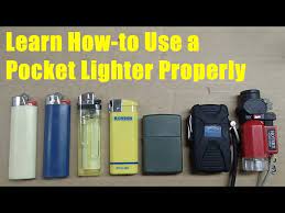 pocket lighter properly