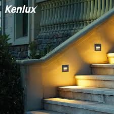 led stair light waterproof square step
