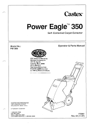 castex power eagle 350 pe1300 operator