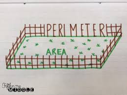 Perimeter Area Anchor Chart Fifth In The Middle