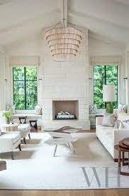 White Stone Fireplace Laurel Home