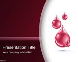 Free Blood Powerpoint Template Background For Diabetes Ppt