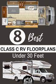 The perfect small step up from a class b, the winnebago view 24m is a compact class c with a roomy and comfortable living area. 8 Best Class C Rv Floorplans Under 30 Feet Class C Rv Rv Floor Plans Motorhome Interior