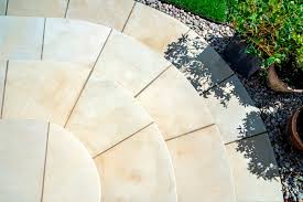 how to protect pale sandstone paving