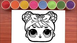 Tô Màu Tranh Cát Búp Bê LOL Bất Ngờ - Toys Color Sand Painting LOL Surprise  Doll(Rainbow Candy) - YouTube
