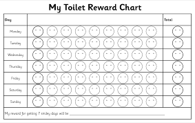 10 best blank weekly potty chart