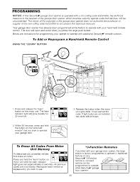 2 hp garage door opener manuals