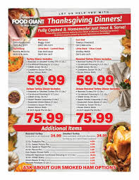 You can finally buy pots and pans! Thanksgiving Dinners Edwards Food Giant