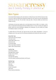 skin types pdf for more information