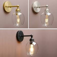 retro industrial style bell clear glass