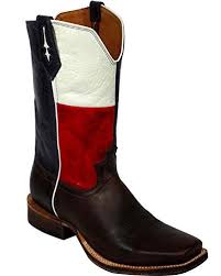 Twisted X Mens River Texas Flag Cowboy Boot Square Toe Mrr0003