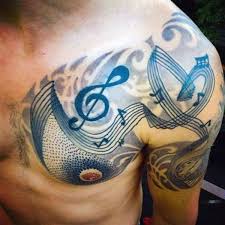 The mario kart road with flaring feathers and microphone are exceptionally done. Top 83 Music Tattoo Ideas 2021 Inspiration Guide