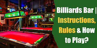 billiards bar instructions rules