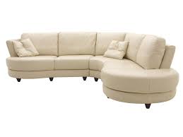 round leather sofa foter