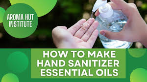 hand sanitizer at home essential oils