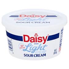 daisy light sour cream sour