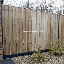 The corrugated metal sheets are used to be the panel of this wood fence which then creates a catchy rustic overall look. Closed Board Fencing With Dura Post Buy Fence Kit Online Uk Delivery