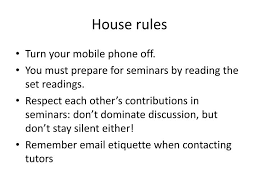 Ppt House Rules Powerpoint Presentation Id 4116616