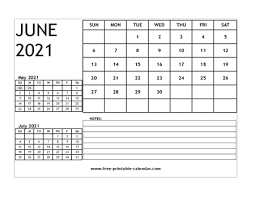 This template is available as editable word / pdf / jpg document. June 2021 Calendar Template Free Printable Calendar Com