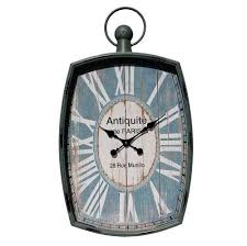 blue antiquite large wall clock large