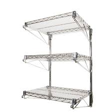 Wire Shelves Industrial Wall Shelving